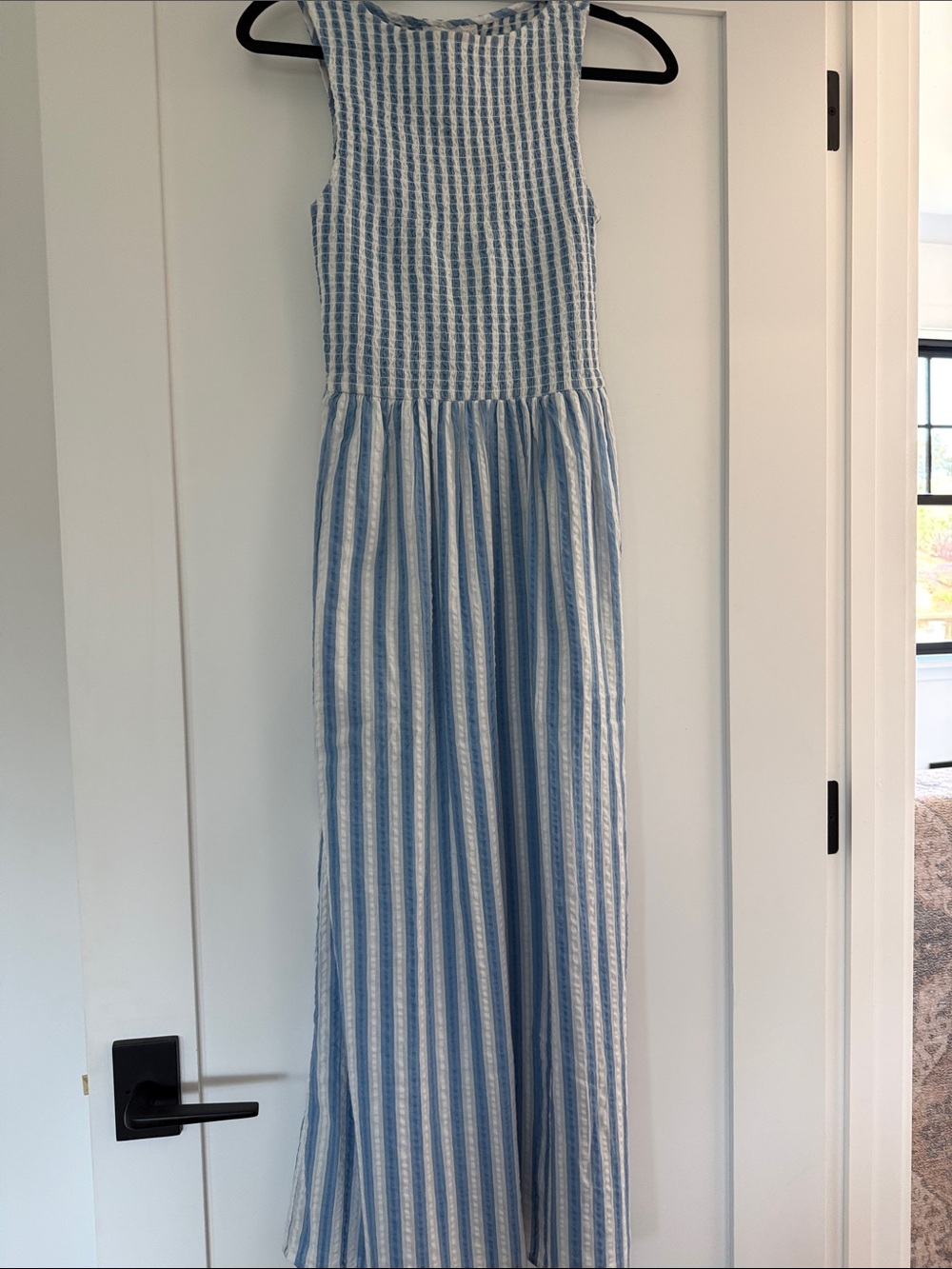 Caroline Constas White and Blue Maxi NWT XS